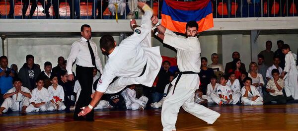 11-ое открытое первенство по Киокушинкай каратэ Армении - Sputnik Армения