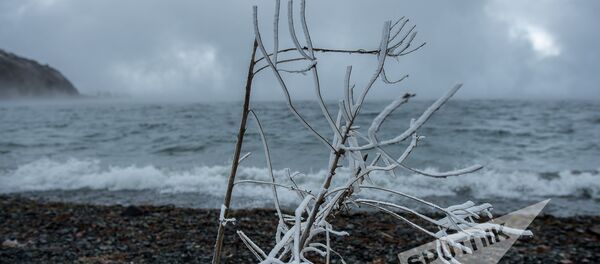 Озеро Севан зимой Озеро Севан зимой - Sputnik Արմենիա