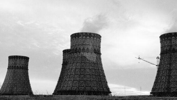 Трубы ТЭЦ на армянской атомной электростанции - Sputnik Արմենիա