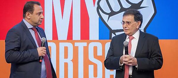 Андраник Багдасарян, на Телетоне-2016 пожертвовавший Арцаху 5млн долларов - Sputnik Армения