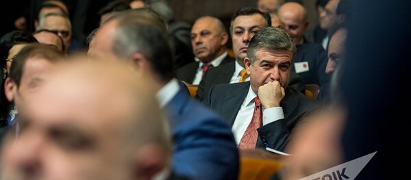 Карен Карапетян на XVI съезде РПА - Sputnik Армения