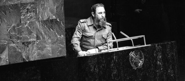 Фидель Кастро в ООН Фидель Кастро в ООН - Sputnik Արմենիա