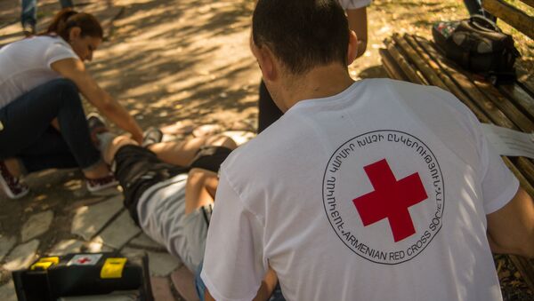 Армянское общество Красного креста (АОКК) организует в стране Республиканские соревнования по оказанию первой помощи - Sputnik Армения