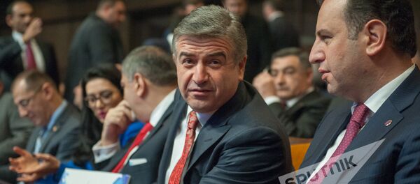 XVI съезд РПА. Карен Карапетян XVI съезд РПА. Карен Карапетян - Sputnik Արմենիա