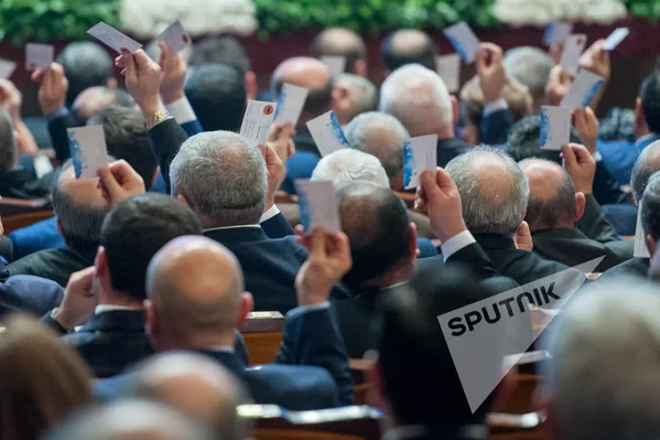 XVI съезд РПА. Голосование XVI съезд РПА. Голосование - Sputnik Армения