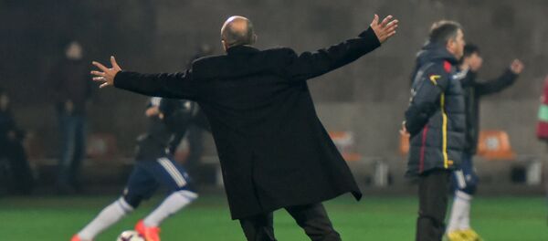 Артур Петросян. Футбольный матч Армения - Черногория Артур Петросян. Футбольный матч Армения - Черногория - Sputnik Армения