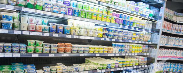 Молочные продукты в магазине Молочные продукты в магазине - Sputnik Արմենիա