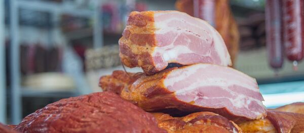 Мясные продукты, бекон - Sputnik Армения