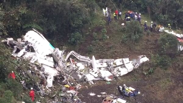 Спутник_Спасатели работают на месте крушения самолета в Колумбии - Sputnik Արմենիա