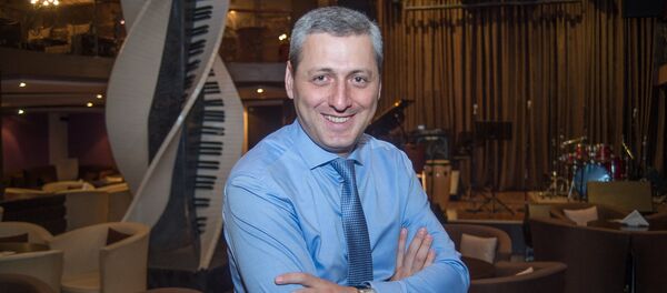 Президент Ассоциации джазза Камо Мовсисян Президент Ассоциации джазза Камо Мовсисян - Sputnik Армения