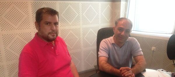 Карен Вртанесян и Артак Мурадян Карен Вртанесян и Артак Мурадян - Sputnik Армения