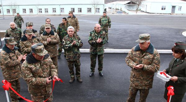 Рабочий визит президента РА Сержа Саргсяна в Нагорный Карабах Рабочий визит президента РА Сержа Саргсяна в Нагорный Карабах - Sputnik Արմենիա