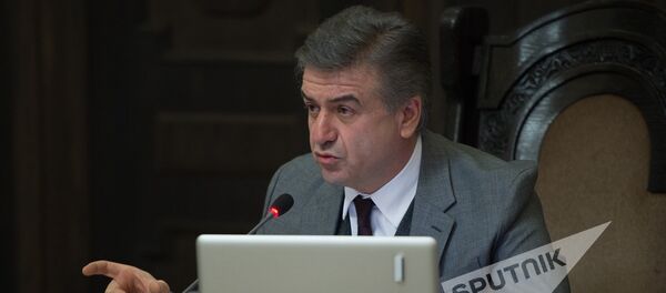 Заседание Правительства РА. Карен Карапетян Заседание Правительства РА. Карен Карапетян - Sputnik Армения