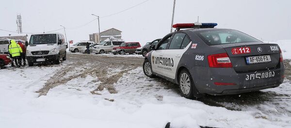 Движение на Военно-грузинской дороге запрещено - Sputnik Армения