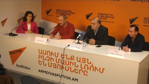 В Sputnik Армения состоялась пресс-конференция, приуроченная к новогодним гастролям Московского цирка-шапито в Ереване - Sputnik Армения