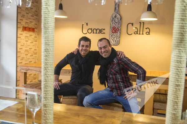 Повaра Comme & Calla Затик Задикян и Иван Сантана Лопез - Sputnik Армения