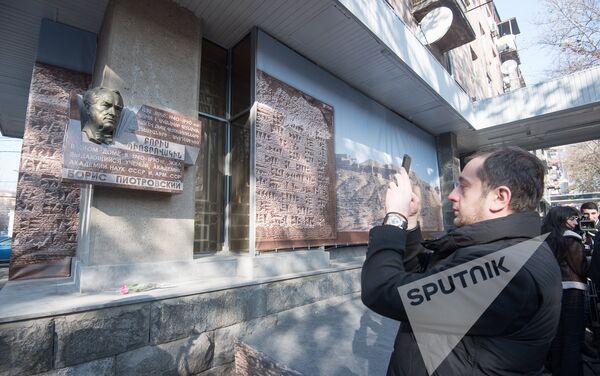 Открытие памятника советскому ученому-археологу Борису Пиотровскому в Ереване - Sputnik Армения