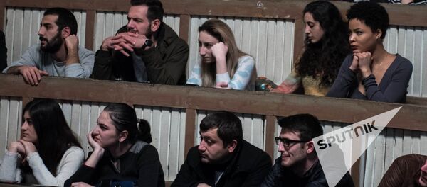 Лекция Казбека Кудзаева в Ереванском Медицинском институте им.Мхитара Гераци Лекция Казбека Кудзаева в Ереванском Медицинском институте им.Мхитара Гераци - Sputnik Արմենիա