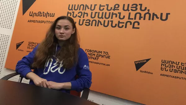 Послы русского слова в гостях у радио Sputnik Армения. Ксения Адокова - Sputnik Армения