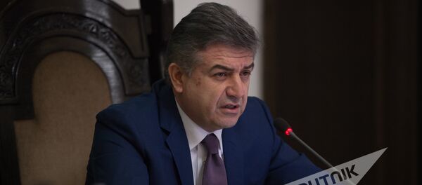 Заседание Правительства РА. Карен Карапетян Заседание Правительства РА. Карен Карапетян - Sputnik Արմենիա