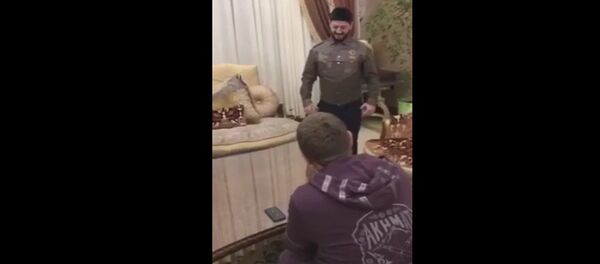 Миша Галустян с Кадыровым репетируют номер для КВН - Sputnik Армения