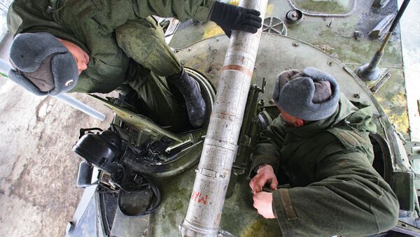 Занятия по боевой подготовке на армейском полигоне ВМФ - Sputnik Արմենիա