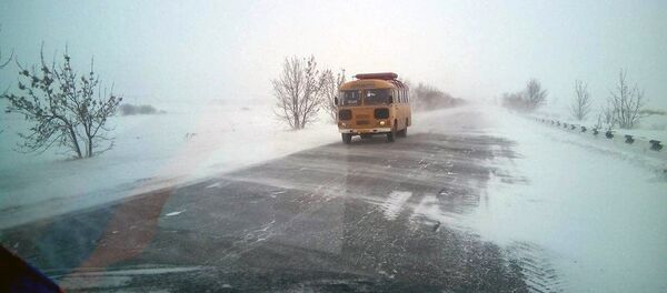 Заснеженные дороги. Армения Заснеженные дороги. Армения - Sputnik Արմենիա