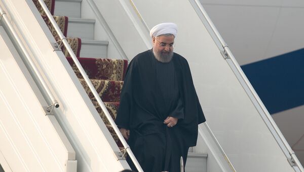 Президент Исламской Республики Иран Хасан Роухани прибыл в Армению - Sputnik Армения