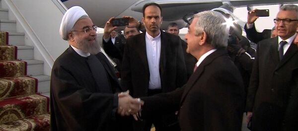 Իրանի նախագահ Հասան Ռոհանին ժամանել է Երևան Իրանի նախագահ Հասան Ռոհանին ժամանել է Երևան - Sputnik Արմենիա