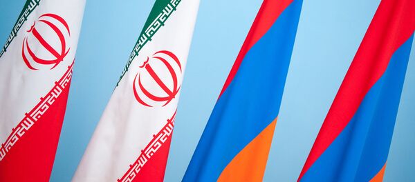 Флаги Ирана и Армении - Sputnik Армения