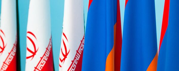 Флаги Ирана и Армении Флаги Ирана и Армении - Sputnik Արմենիա