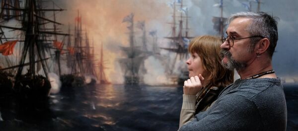 Открытие выставки Иван Константинович Айвазовский. К 200-летию со дня рождения в Санкт-Петербурге - Sputnik Армения