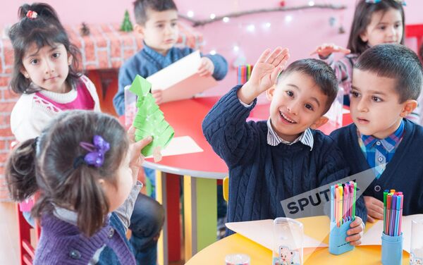Մանկապարտեզի սաները խաղաղություն են ուզում - Sputnik Արմենիա