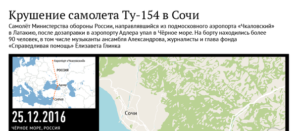 Крушение самолета Ту-154 в Сочи - Sputnik Армения