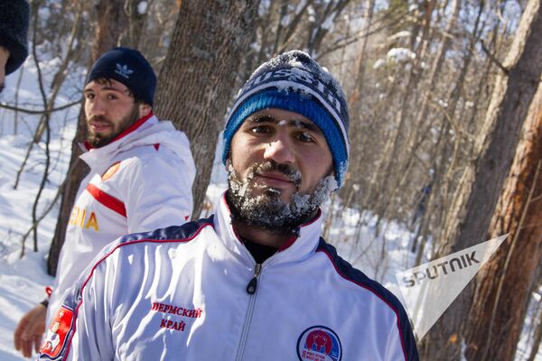 Армянские борцы в Цахкадзоре готовятся к предстоящему сезону - Sputnik Армения