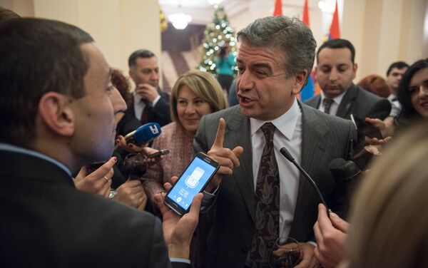 Премьер-министр пригласил представителей СМИ на новогодний прием - Sputnik Армения