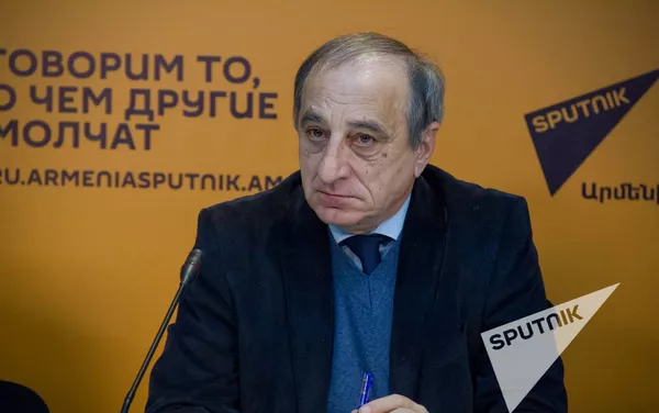 Давид Мурадян. П/к пресс-конференция, посвященная первой кинопремии для отечественных фильмов Анаит - Sputnik Армения
