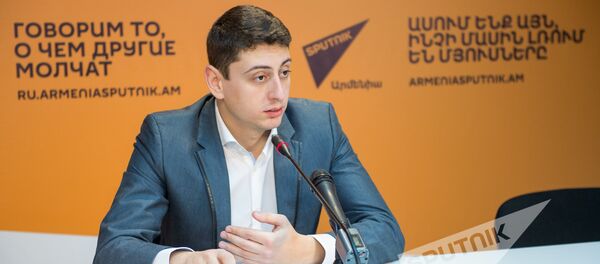 Нарек Ахназарян в Sputnik Армения Нарек Ахназарян в Sputnik Армения - Sputnik Армения