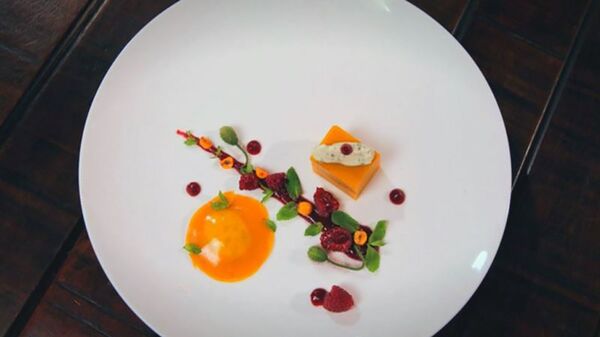 Десерт Асмик Гаспарян, которая завоевала титул шестого украинского МастерШефа на шоу «МастерШеф – 6» - Sputnik Армения