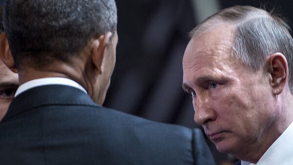 Барак Обама и Владимир Путин - Sputnik Армения