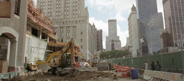 Место взрыва Всемирного Торгового центра в Нью-Йорке Место взрыва Всемирного Торгового центра в Нью-Йорке - Sputnik Армения