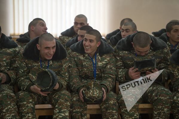 Зимний призыв в армию 2017, Ереван - Sputnik Армения