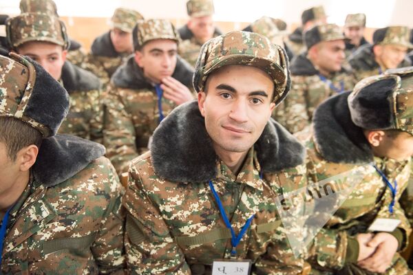 Зимний призыв в армию 2017, Ереван - Sputnik Армения