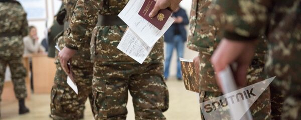 Зимний призыв в армию 2017, Ереван - Sputnik Армения