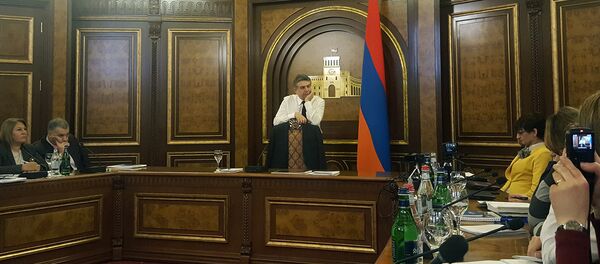 Пресс-конференция Карена Карапетяна - Sputnik Армения