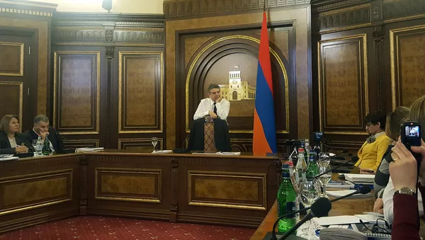 Пресс-конференция Карена Карапетяна - Sputnik Армения
