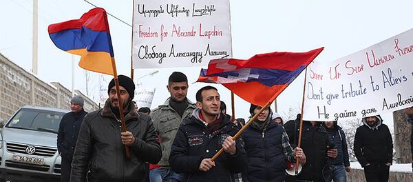 Акция протеста у посольства Беларусь в Армении Акция протеста у посольства Беларусь в Армении - Sputnik Արմենիա