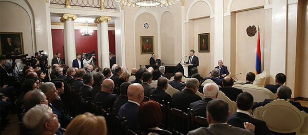 Встреча Карена Карапетяна с представителями армянской общины России - Sputnik Армения