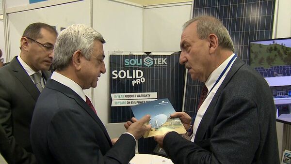 Նախագահ Սարգսյանը ներկա է գտնվել արևային էներգետիկայի ներդրումային համաժողովի բացմանը - Sputnik Արմենիա
