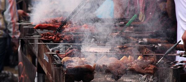 Фестиваль шашлыка в Ахтале Фестиваль шашлыка в Ахтале - Sputnik Армения